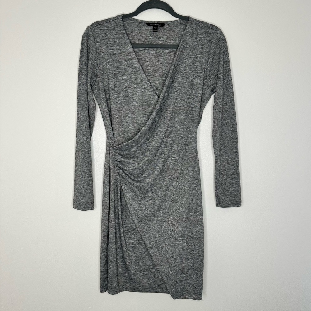 Banana Republic Wrap Dress in Grey